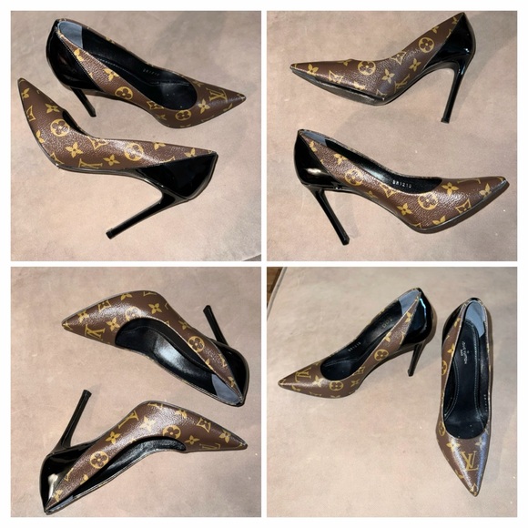 LOUIS VUITTON MONOGRAM CHERIE PUMPS/HEELS - Picture 4 of 11